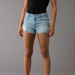 American Eagle Outfitters Light Blue Jean Shorts